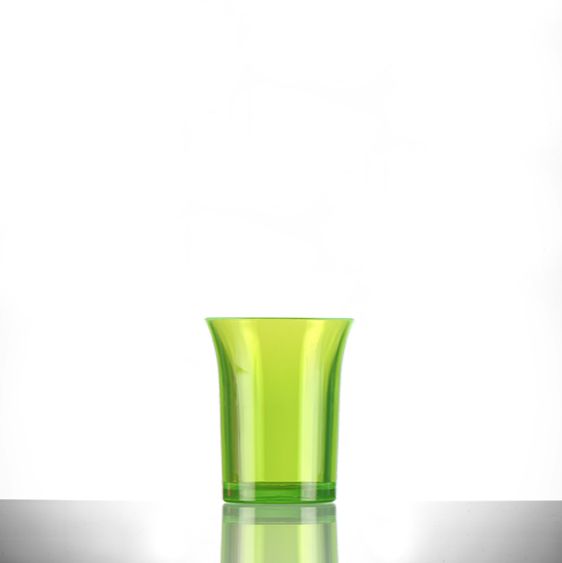 Econ Shot 25ml Neon Green CE - Case of 100