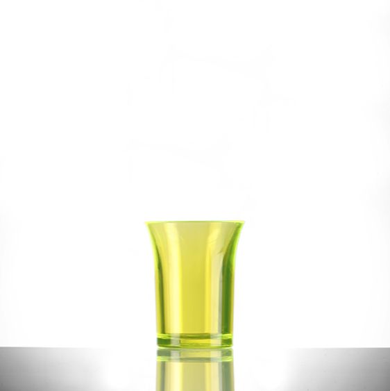 Econ Shot 25ml Neon Yellow CE - Case of 100