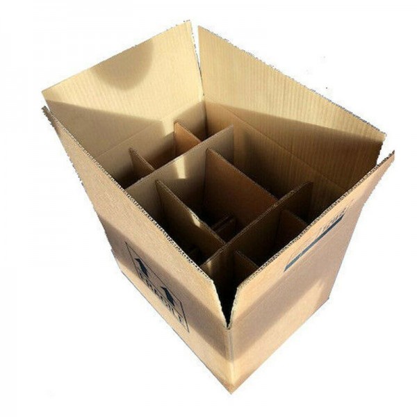 10 x 12 Bottle Wine Box With Dividers We Can Source It Ltd Supplied In Flat Packs Easy and Rapid Build Strong Sturdy Cardboard Carrier Box 