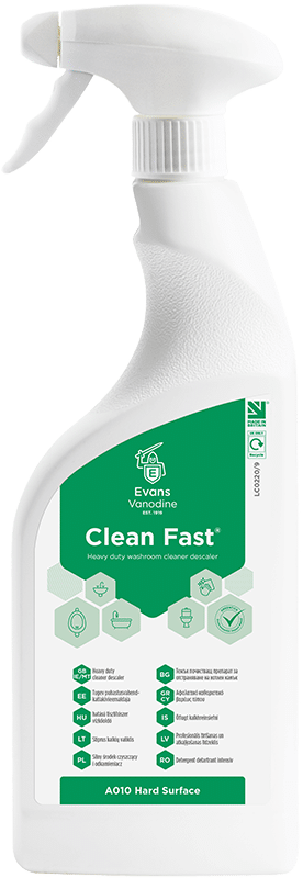 Evans Clean Fast - Heavy Duty Acidic Bactericidal Cleaner 750ml