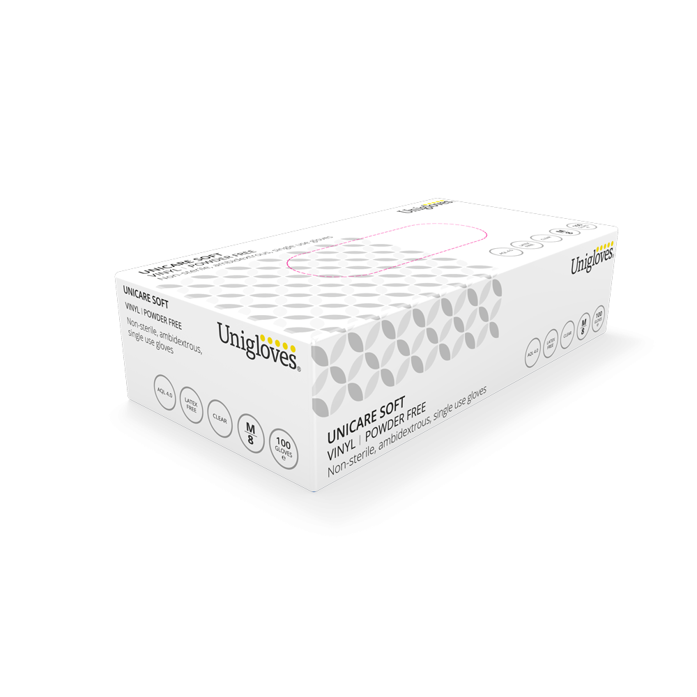 L - Clear Vinyl Gloves