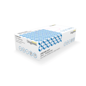 S - Blue Vinyl Gloves