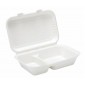 Bagasse 2 Compartment Takeaway Box