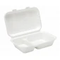 Bagasse 2 Compartment Takeaway Box