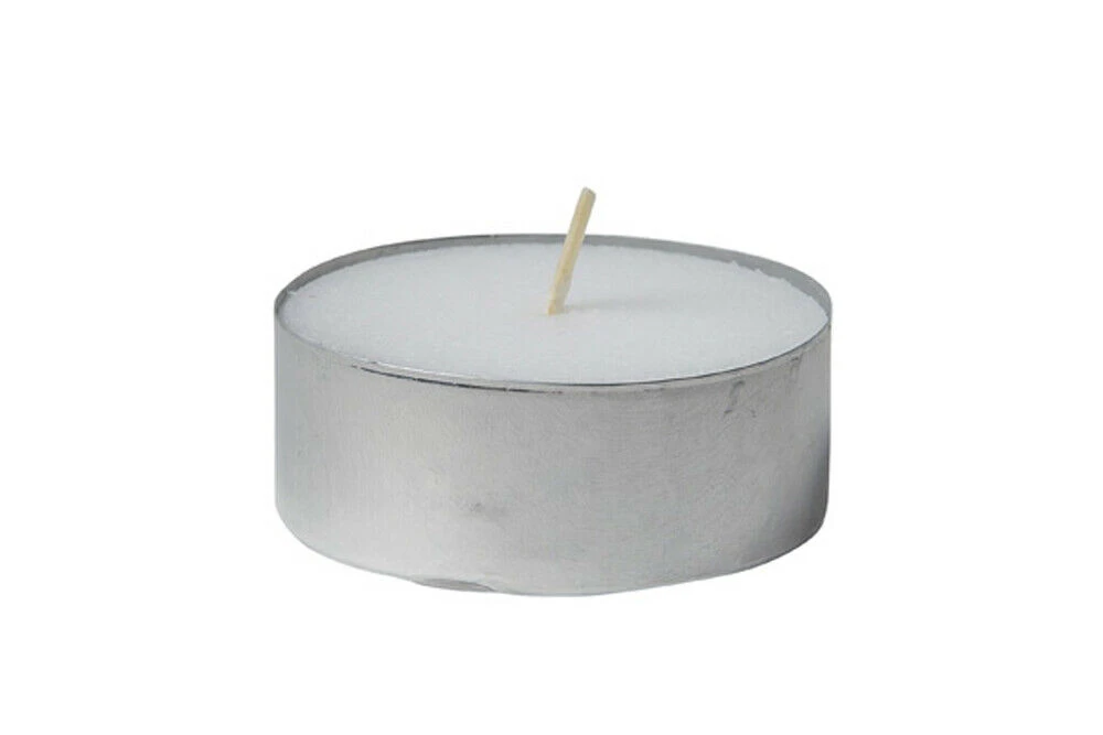 Jumbo 10 Hour Burn Unscented Tea Light Candles - EU Made 1 Jumbo 10 Hour Burn Unscented Tea Light Candles - EU Made
