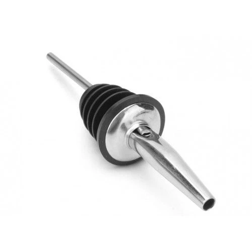 Pack of 12 Chrome Tapered Free Flow Pourers 1 Chrome Tapered Free Flow Pourers