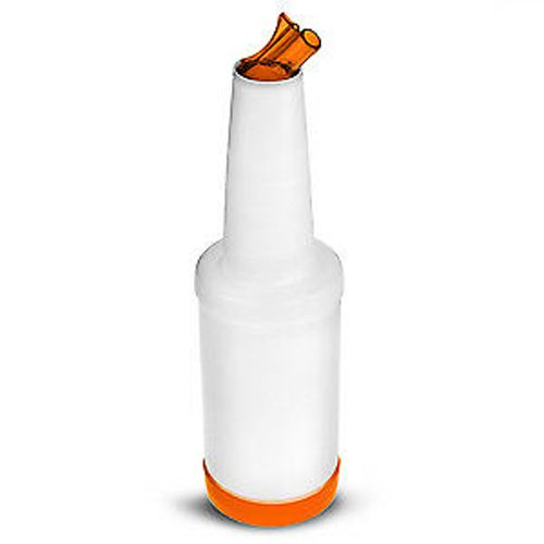 Store & Pour Orange - Save and Serve Pourer 1ltr - Cocktail Pourer Drink Storage