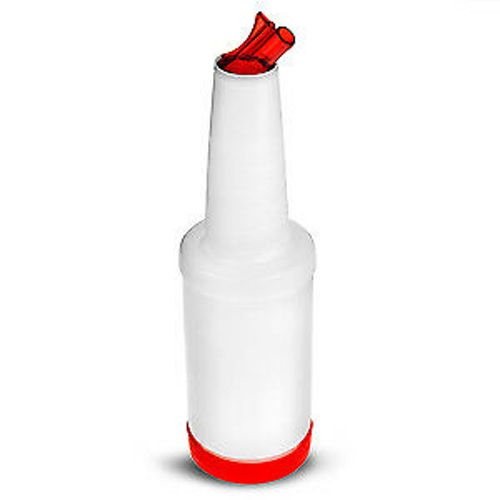 Store & Pour Red - Save and Serve Pourer 1ltr - Cocktail Pourer, Drinks Storage