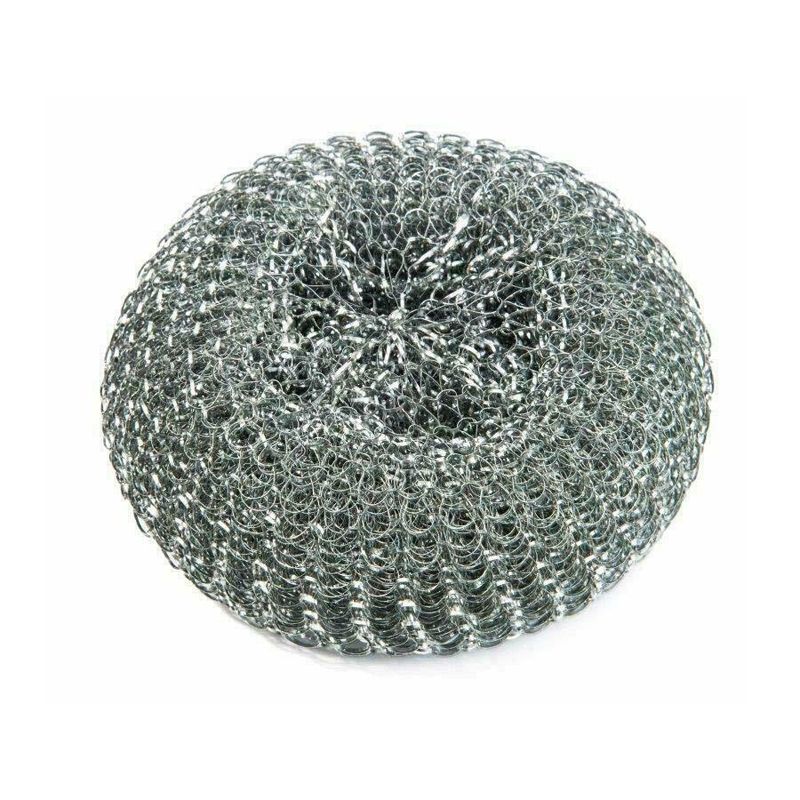 10 Galvanised Metal Scourers | Pot Scrubbers - 40g