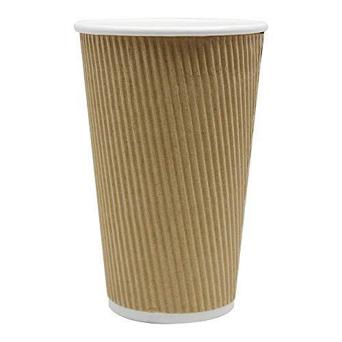 16oz Kraft Ripple Coffee Cup