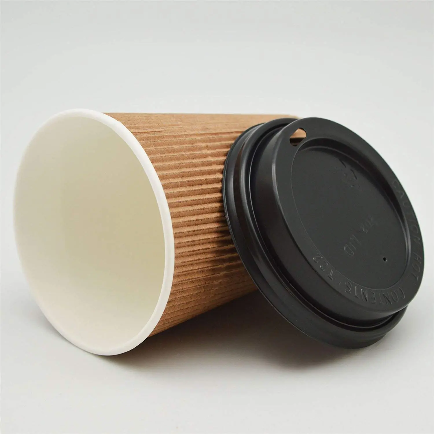 8oz Kraft Ripple Coffee Cup 4 8oz Kraft Ripple Coffee Cup - Image 4