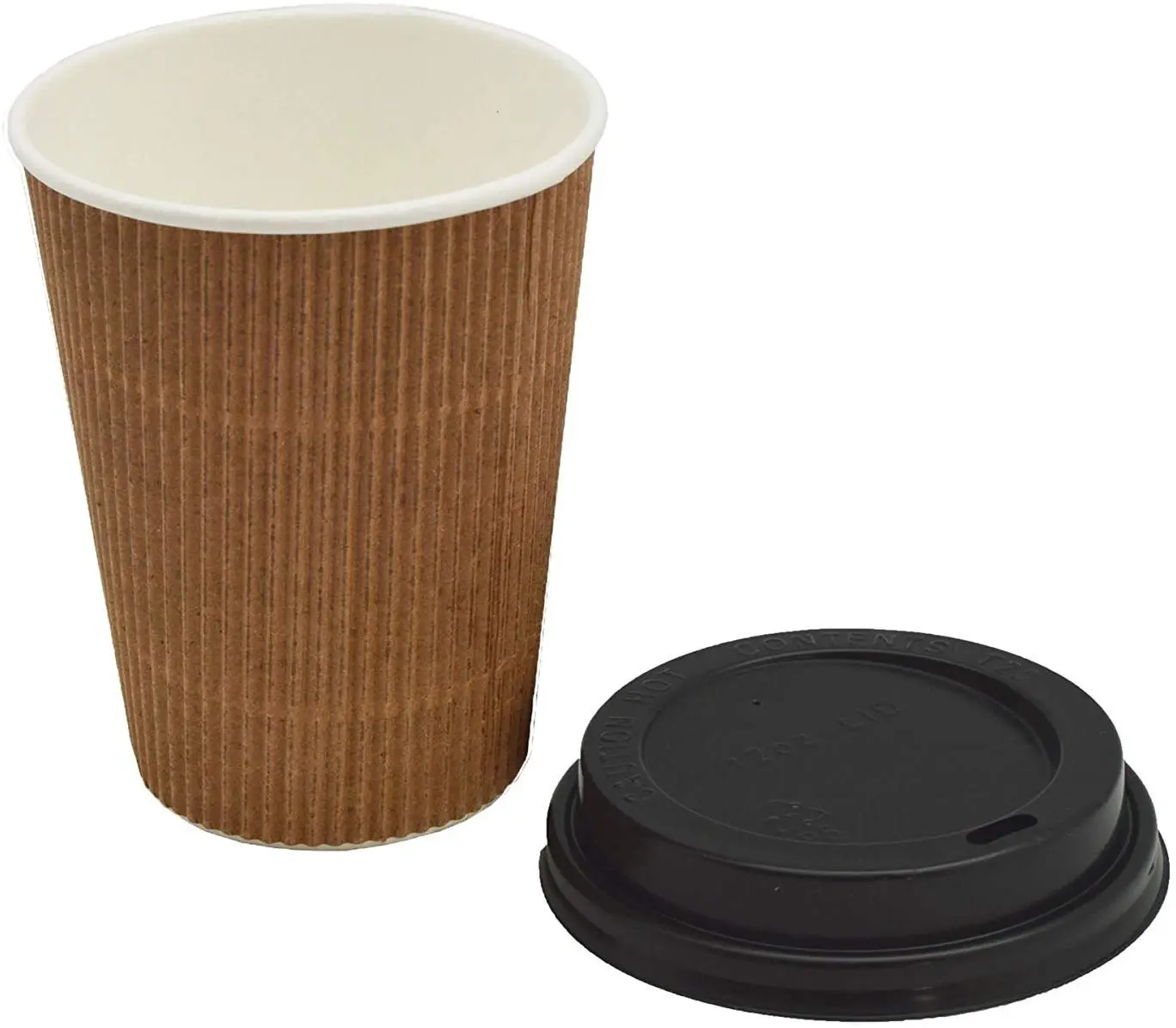 8oz Kraft Ripple Coffee Cup 3 8oz Kraft Ripple Coffee Cup - Image 3