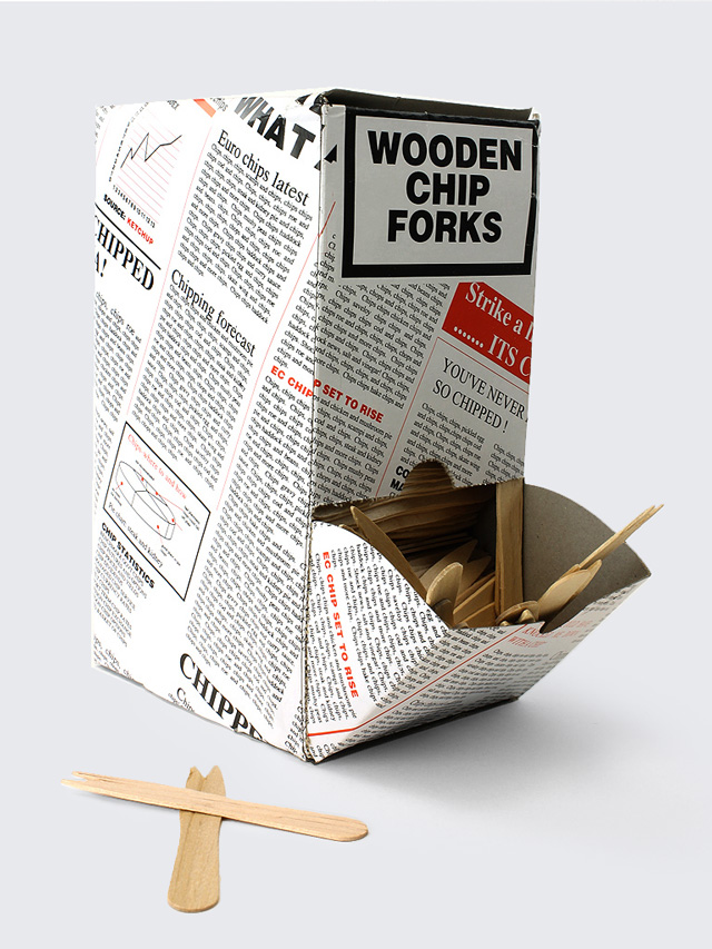 Wooden Chip Forks - 1000