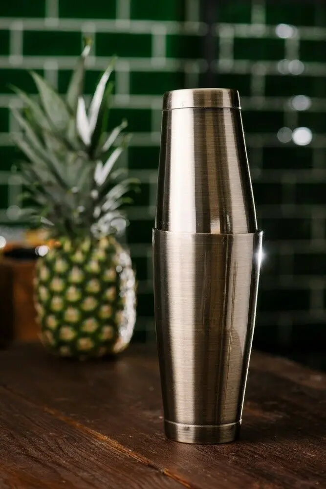 Antique Brass Boston Cocktail Shaker 2 Antique Brass Boston Cocktail Shaker - Image 2