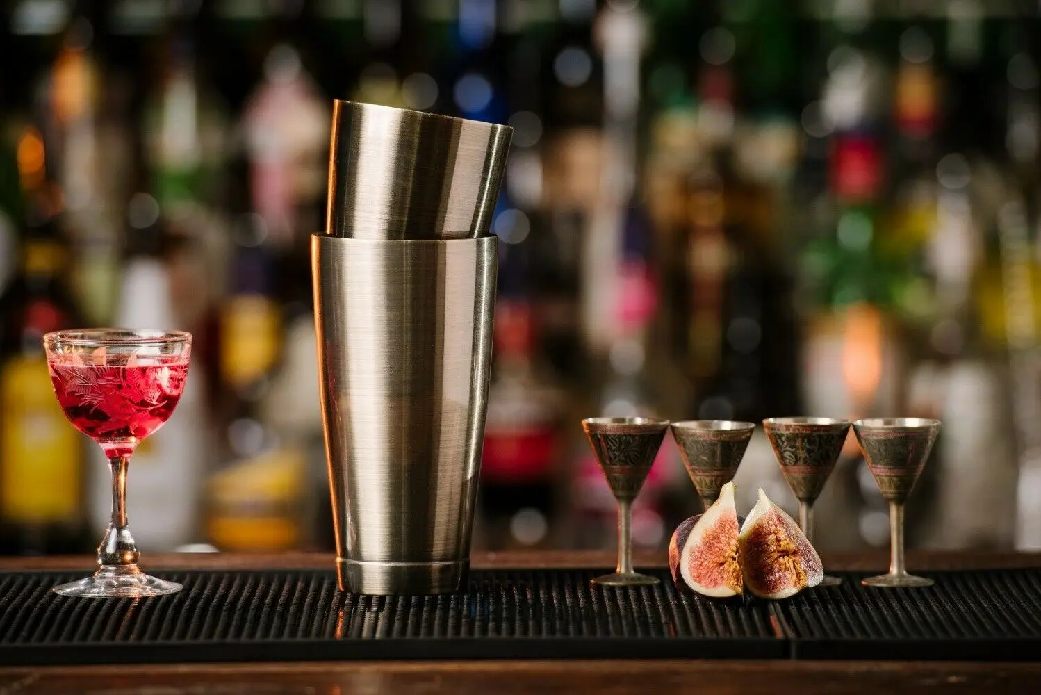 Antique Brass Boston Cocktail Shaker 3 Antique Brass Boston Cocktail Shaker - Image 3