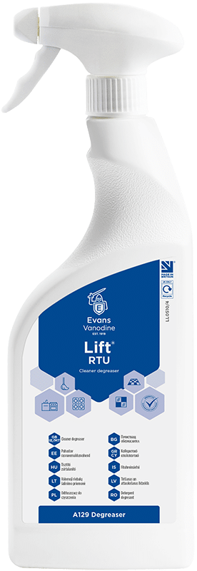 Evans Lift RTU Unperfumed Cleaner Degreaser 750ML