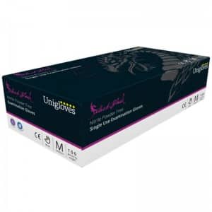 S - Black Nitrile Gloves