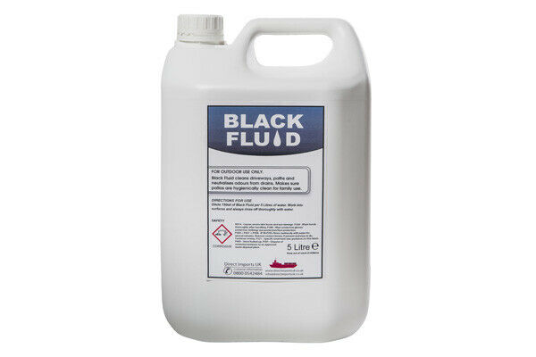 Black Fluid Outdoor Patio Cleaner/Fluid Disinfectant - 5L