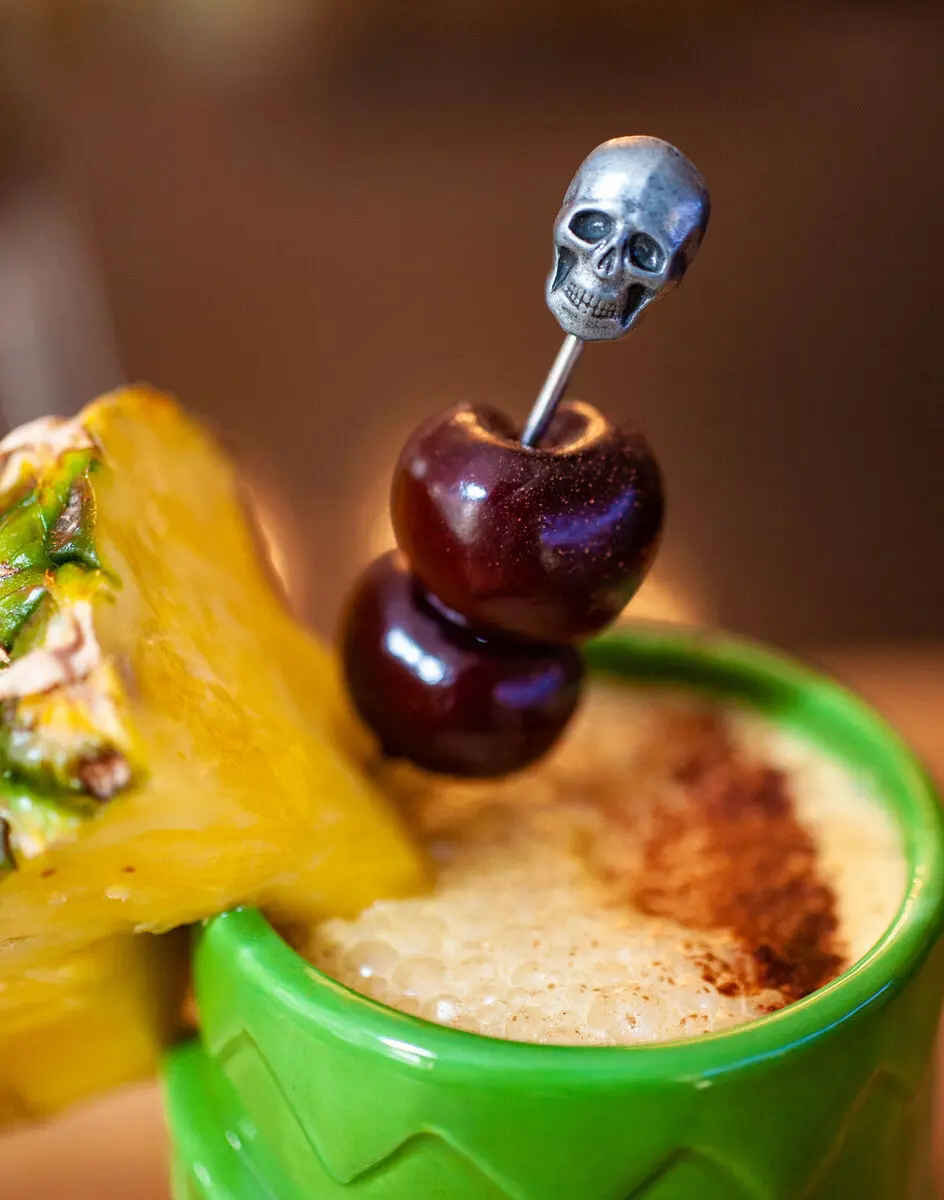 Skull Cocktail Garnish Picks 5 Skull Cocktail Garnish Picks - Image 5