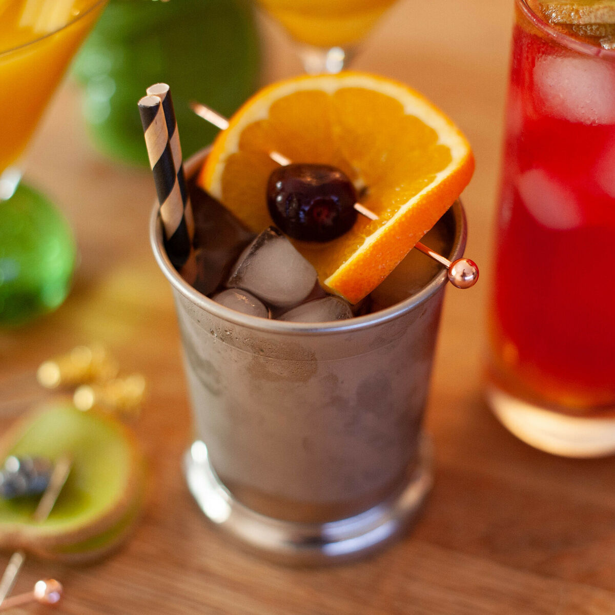 Ball Cocktail Garnish Picks Copper 4 Ball Cocktail Garnish Picks Copper - Image 4