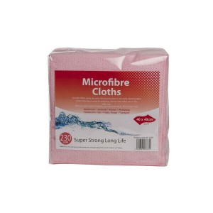 Pink Professional Large Microfibre Cloths