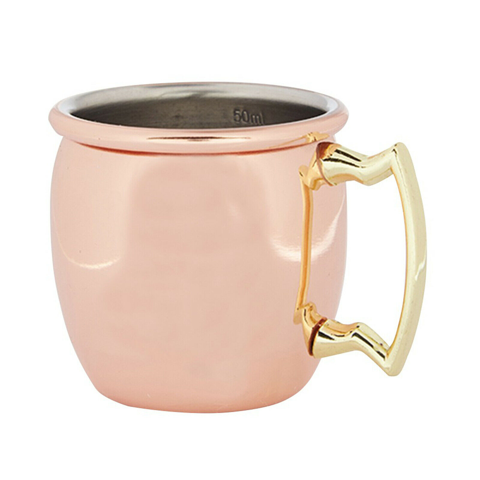 Copper Curved Jigger Mug