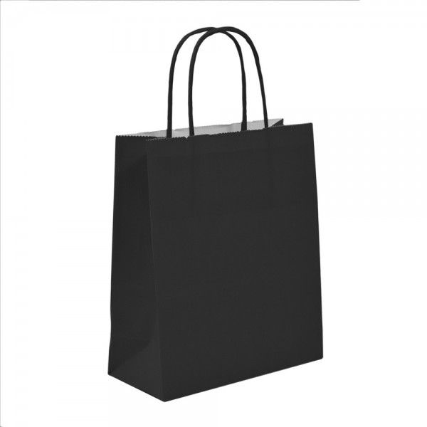 Black Paper Bags With Twisted Handles - We Can Source It