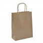 Kraft Brown Ribbed Paper Bags