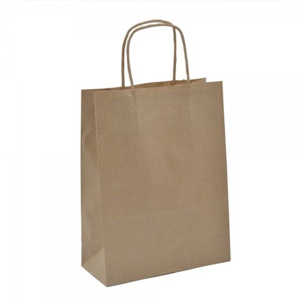 Kraft Brown Paper Bags With Twisted Handles