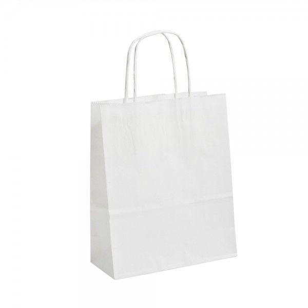 White Paper Bags With Twisted Handles - We Can Source It