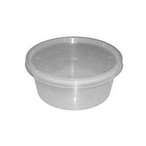 12oz Round Clear Plastic Microwave Containers