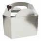 Metallic Silver Party Meal Box