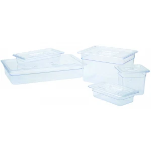 Polycarbonate 1/4GN Universal Handled Lid Clear