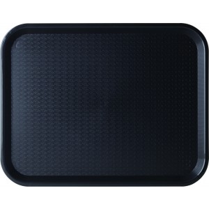 black food tray