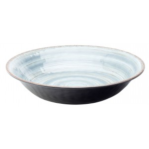 large blue bowl