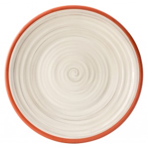 Calypso White Plate 14"