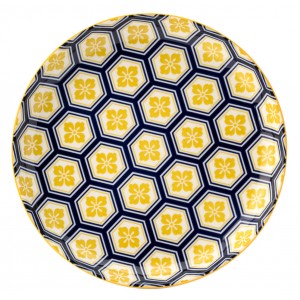 Cadiz Blue & Yellow Plate 8" (20cm)