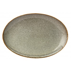 Lichen Oval Plate 11.75" (30cm)