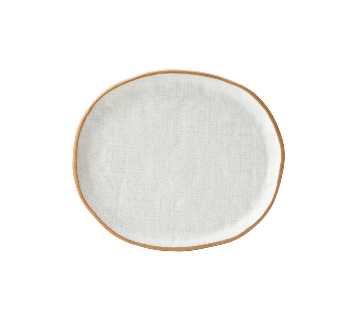 Hessian Plate 8.3" x 7.2" (21.3cm x 18.3cm) - Pack of 6