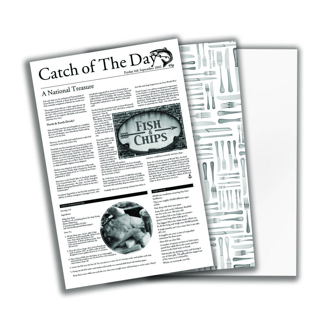 Catch of the Day Greaseproof Paper 10 x 17" - Pack of 1