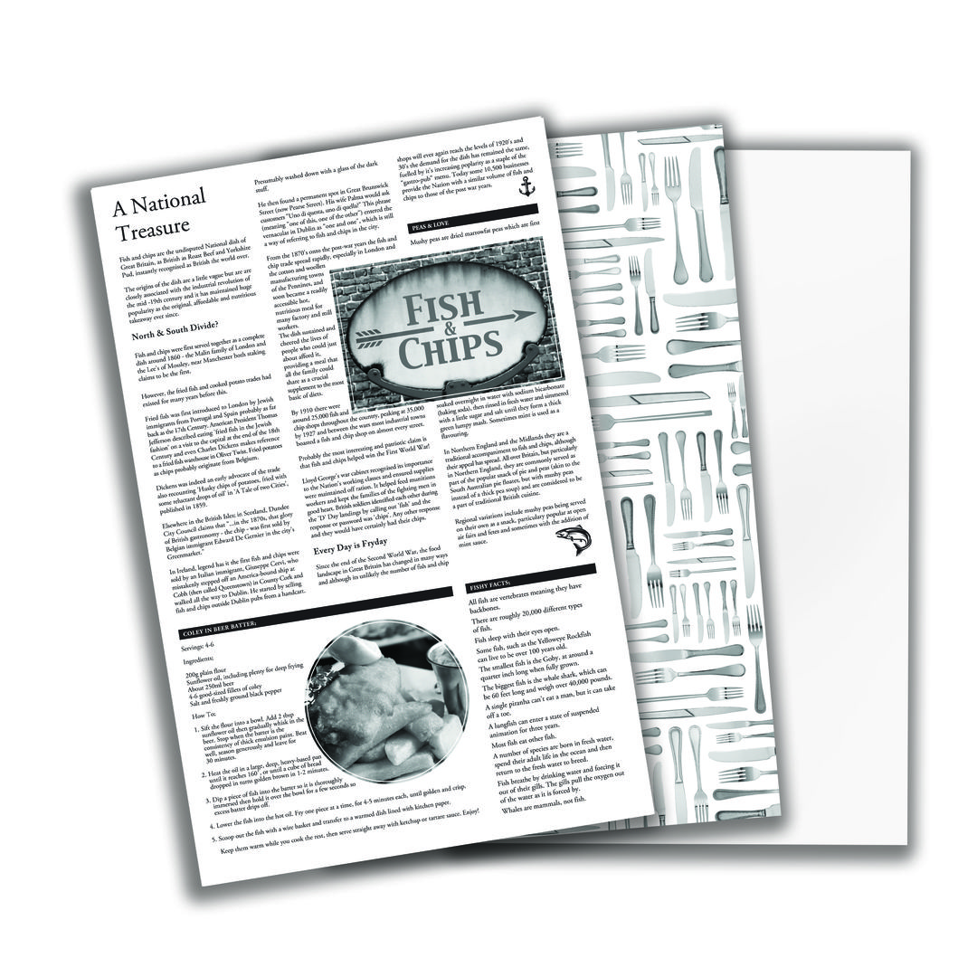 Cutlery Greaseproof Paper 10 x 17" (26 x 43cm) - Pack of 1