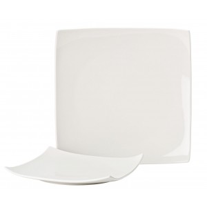 Pure White Square Plate 8" (20.5cm)