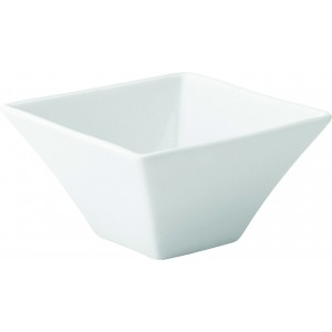 Pure White Square Bowl 5" (12.5cm) 13oz (37cl)