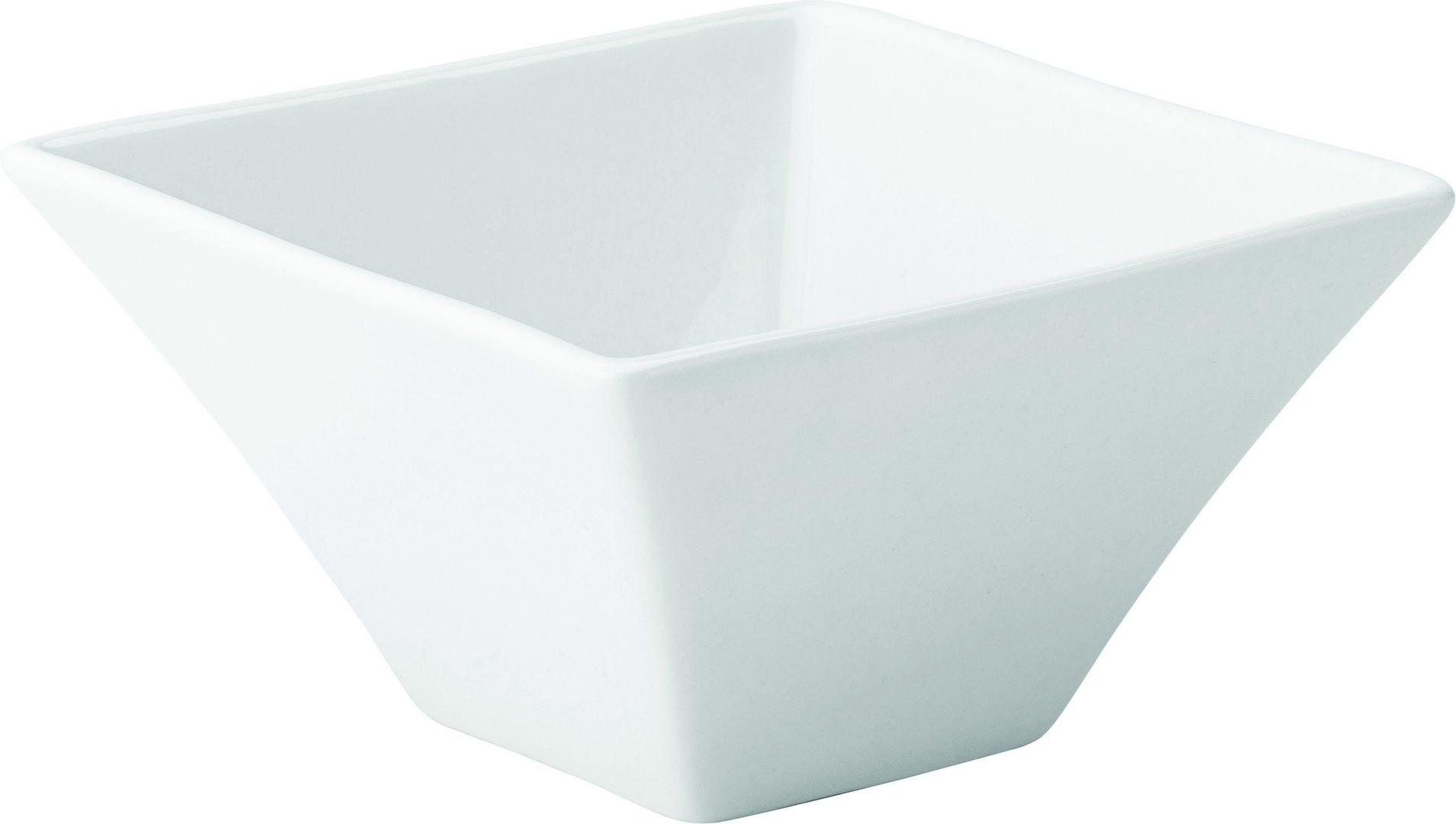 Pure White Square Bowl 5" (12.5cm) 13oz (37cl) - Pack of 24