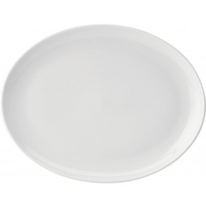 Pure White Oval Plate 14" (36cm)