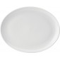 Pure White Oval Plate 14