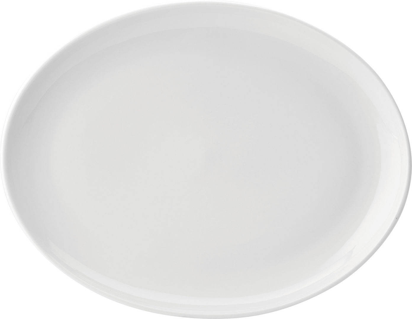 Pure White Oval Plate 14" (36cm) - Pack of 18