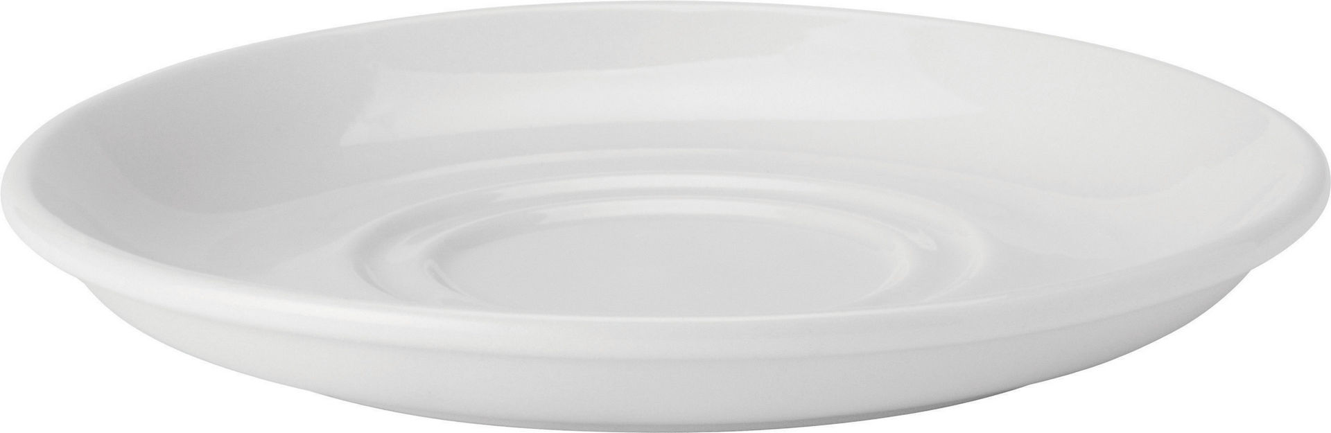 Pure White Double Well Saucer 6" (15cm) - Pack of 24