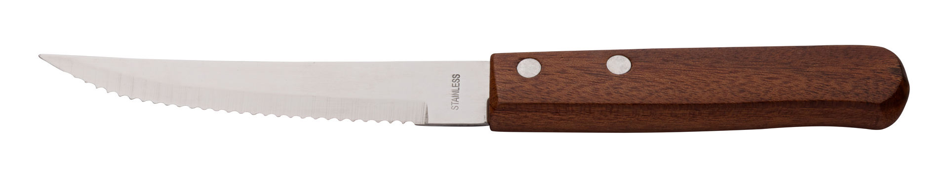 Wooden Handle Steak Knife - Pack of 12