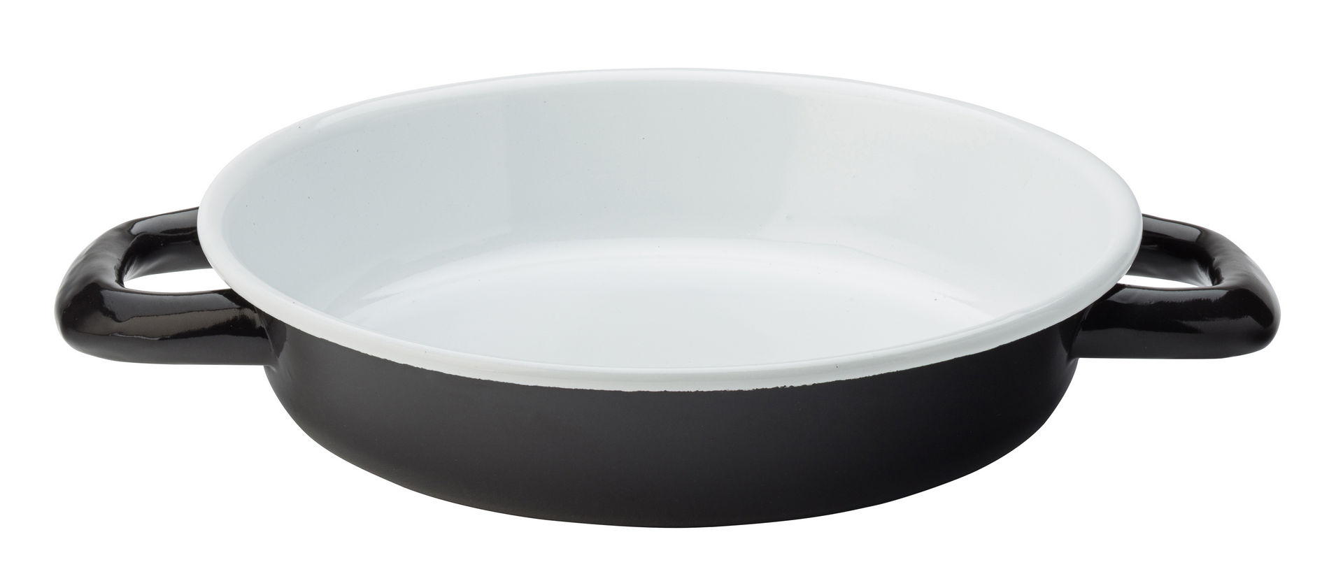 Eagle Enamel Black Dish 8" (20cm) - Pack of 6 1 Eagle Enamel Black Dish 8" (20cm)